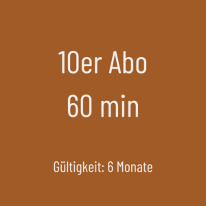 10er Abo 60 Minuten Lektionen