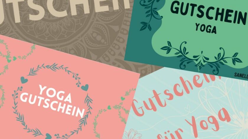 Sanella Yoga - Gutscheine als perfektes Geschenk